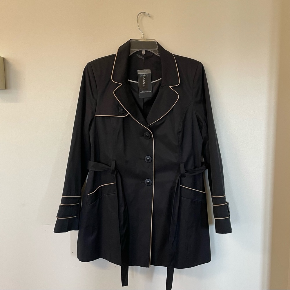 Black Tipped Mac. A true statement coat for any occasion.